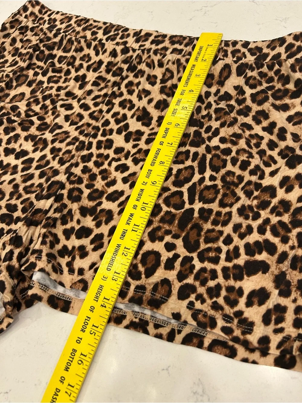 Black Lace Underwire Bra with Torrid Leopard Print Sleep Shorts